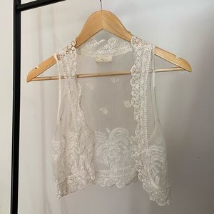 Urban Outfitters Lace Vest